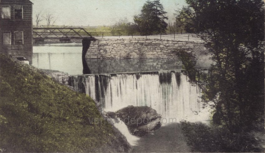 Dam at Dobson Mill / Paul Ackerly's Mill, Vernon, Connecticut