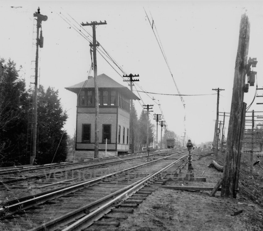 Vernon Depot Signal Station 219 in 1907