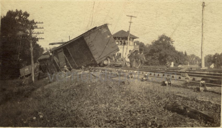 Train Wreck at Vernon Depot
